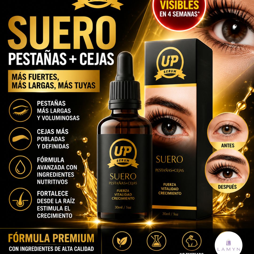 SERUM UP CRECIMIENTO DE PESTAÑAS Y CEJAS 30ML