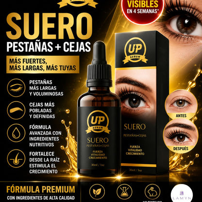 SERUM UP CRECIMIENTO DE PESTAÑAS Y CEJAS 30ML